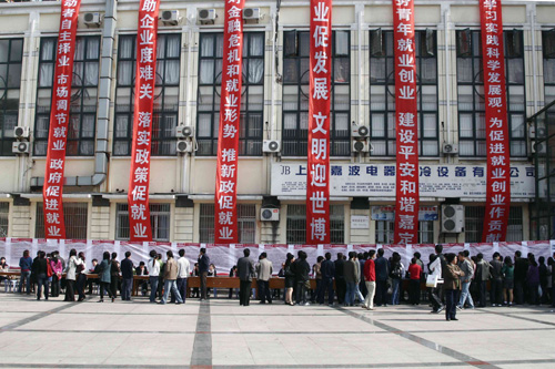 嘉定招聘会_嘉定举办大型招聘会,约2000人达成初步就业意向(4)