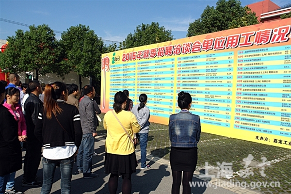 嘉定招聘会_嘉定举办大型招聘会,约2000人达成初步就业意向(3)