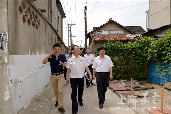 区领导到安亭镇调研社会治安和消防安全工作_