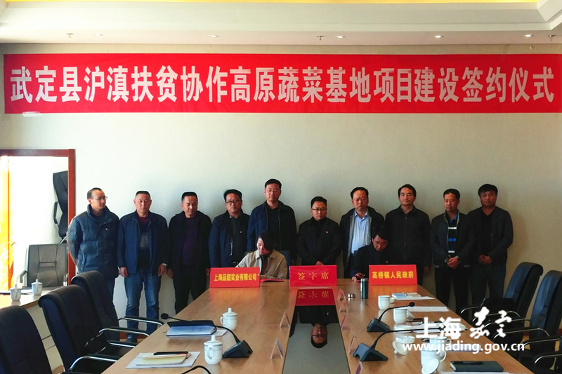 招商进滇兴产业 引企入武助脱贫--武定县沪滇扶贫协作