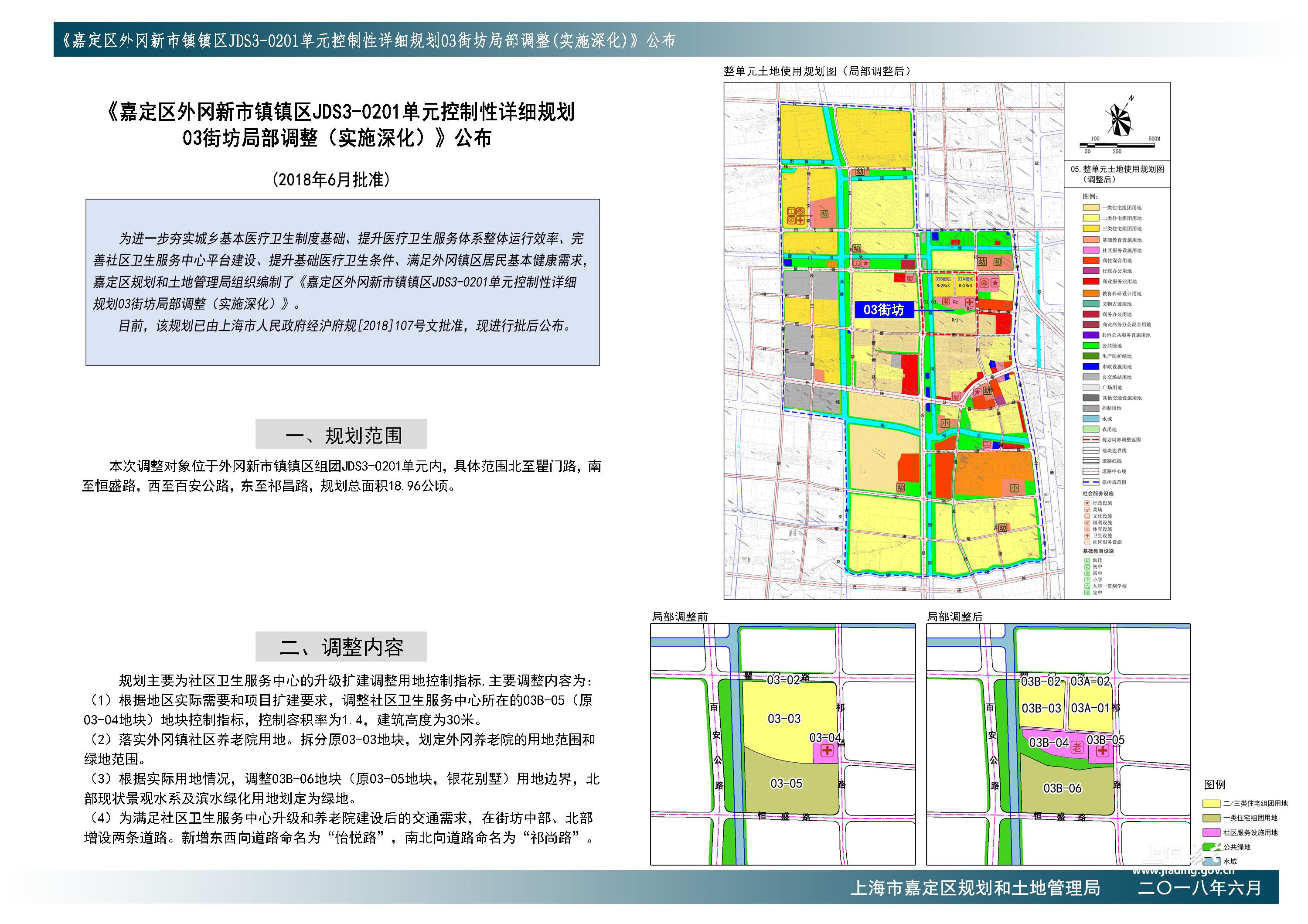 《上海市嘉定区外冈新市镇镇区jds3-0201单元控制性详细规划03街坊