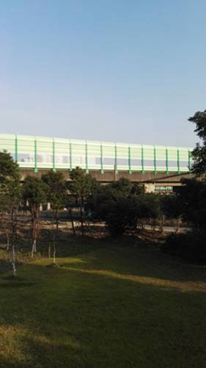 G1501声屏障工程有序推进