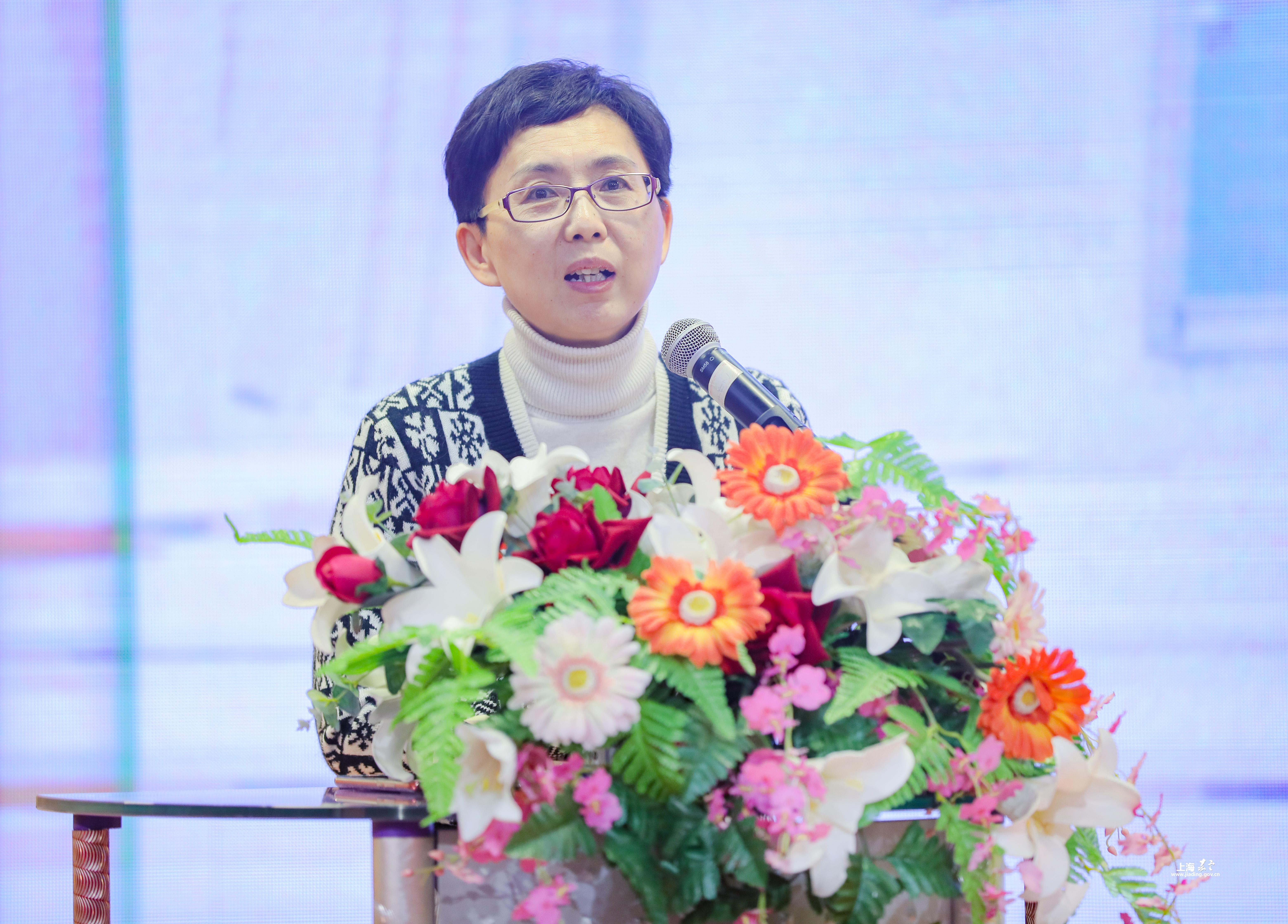 祝郁在讲话中充分肯定了两所学校及区重大课题项目组所做的工作,总结