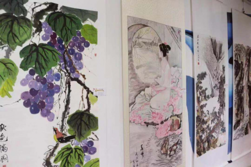 嘉定嘉和社区第四届书画作品展启幕近半月 备受好评