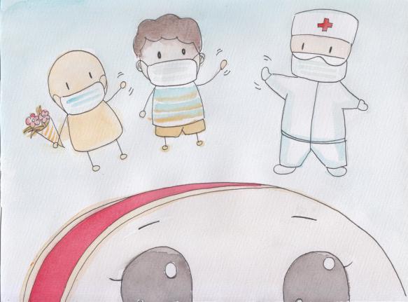 娄塘幼儿园以画抗疫无声胜有声