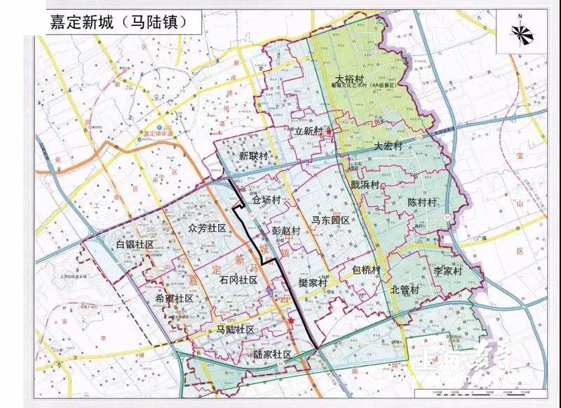 关于调整马陆市场监督管理所,嘉定新城市场 监督管理所管辖范围的通告