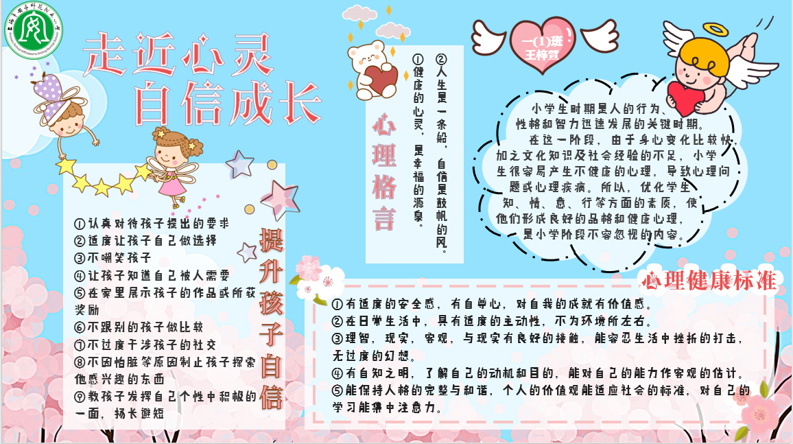 润心慧心养正心 健康成长立正人