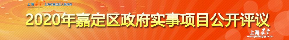 2020年嘉定区政府实事项目公开评议