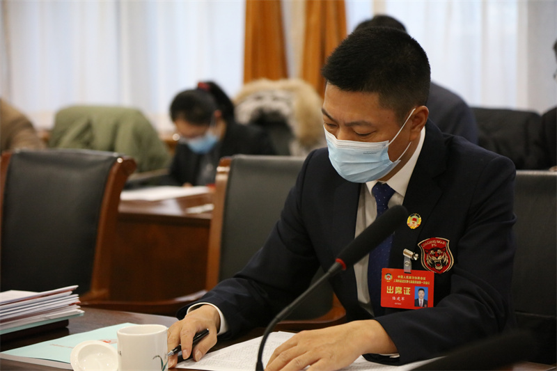 两会 政协讨论  陆建军 政协委员提案 停车难治理  -511333.jpg